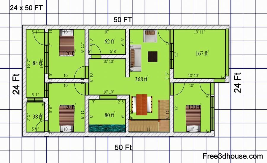 Free Download 24 X 50 House Plan Free Download Small House Plan Download Free 3d Home Plan